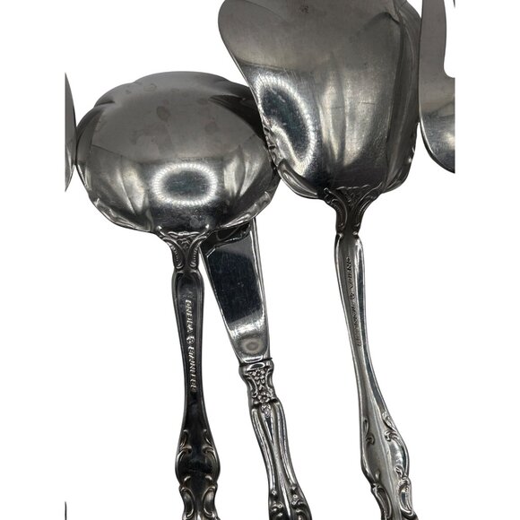 Oneida Silver Michelangelo Cube Stainless Steel 6 piece Serving Set flatware - Picture 5 of 5